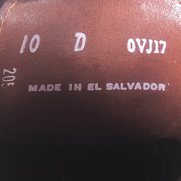 LL Bean Leather Derby Shoe Vibram Gumlite Lug Sole Brown Men 10 - Picture 10 of 11